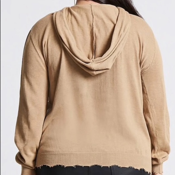 Forever 21 Lot of 2 Ruched Sleeve Sweatshirt & hoodie sweatshirt size XL - Picture 8 of 9